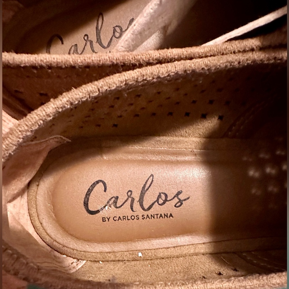 Carlos by Carlos Santana Perforated Slip On Flats Size 6.5 - Picture 4 of 6